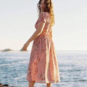 NWOT Christy Dawn The Simple Dawn Dress in Blush Meadow, size S